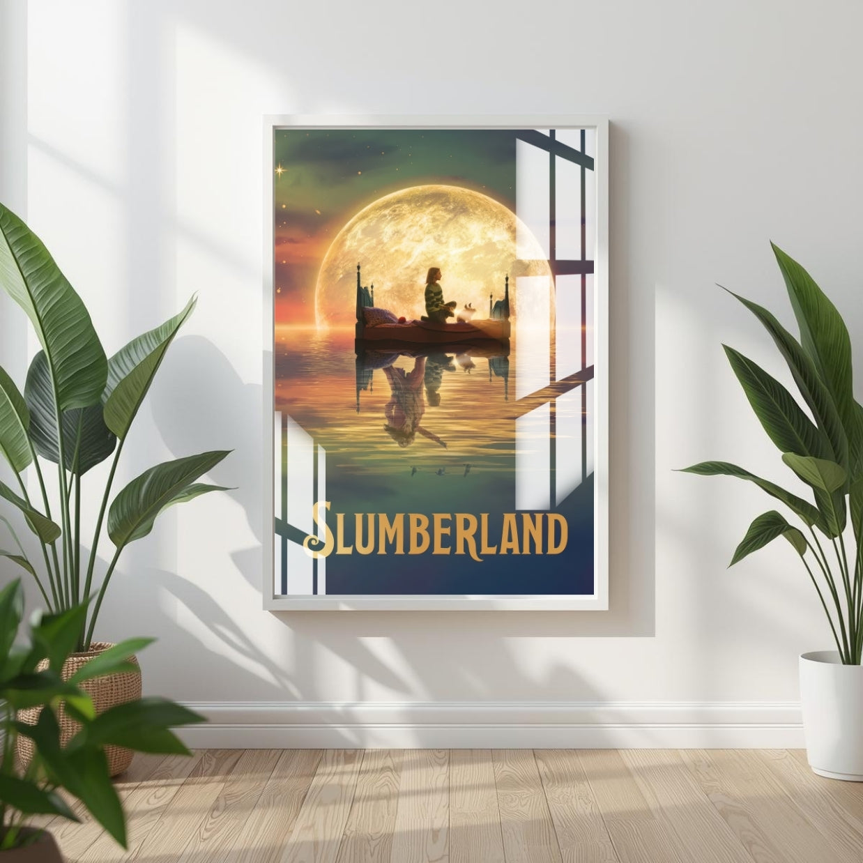 Slumberland Dreams Metal Print With or Without Frame Wall Art