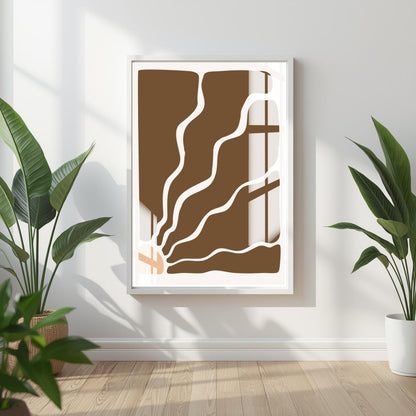 Earth Flow Metal Print With or Without Frame Wall Art