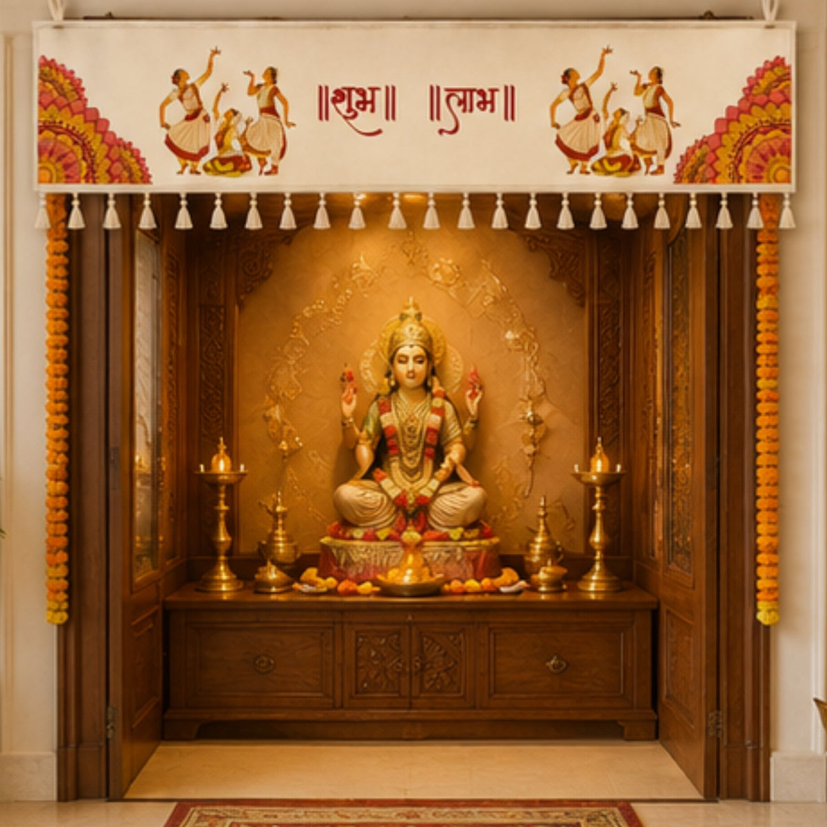 Shubh Labh Toran for Main Door Entrance, Pooja Mandir & Housewarming Gift