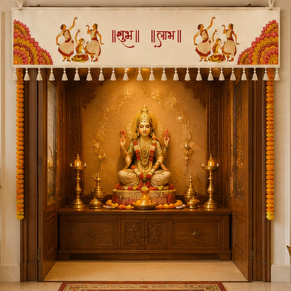 Shubh Labh Toran for Main Door Entrance, Pooja Mandir & Housewarming Gift