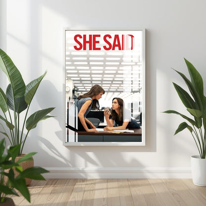 She Said It All Metal Print With or Without Frame Wall Art