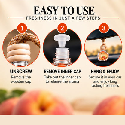 Peach Automatic Air Car Freshener 10ml
