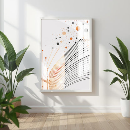 Geometry Flow Metal Print With or Without Frame Wall Art