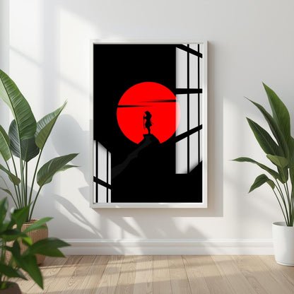 Shadow of the Rising Sun Metal Print With or Without Frame Wall Art