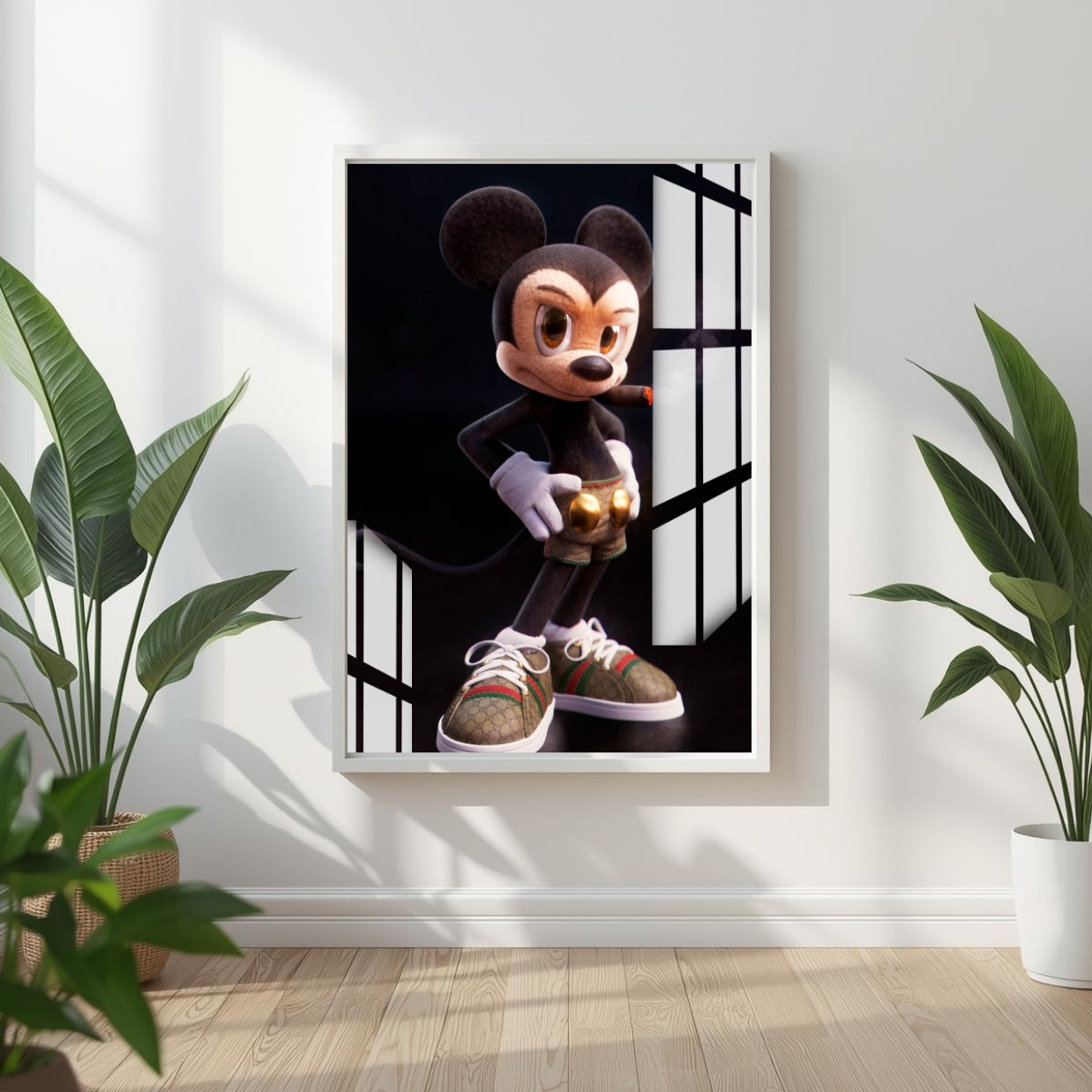 Urban Rebel Mouse Metal Print With or Without Frame Wall Art
