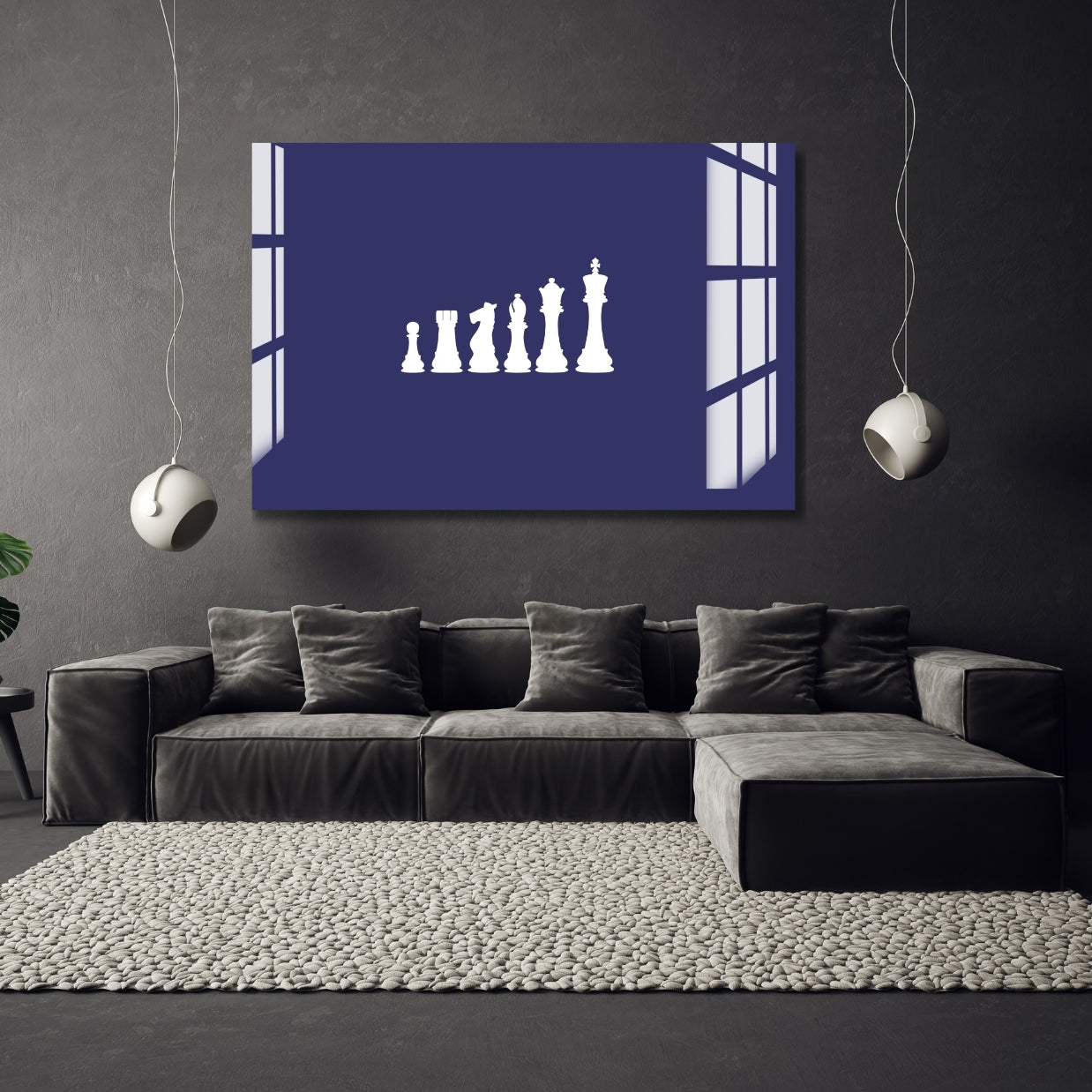 Silent Strategy Metal Print With or Without Frame Wall Art