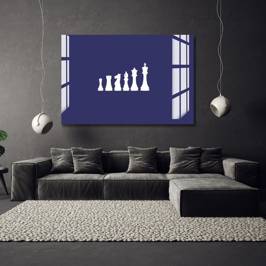Silent Strategy Metal Print With or Without Frame Wall Art