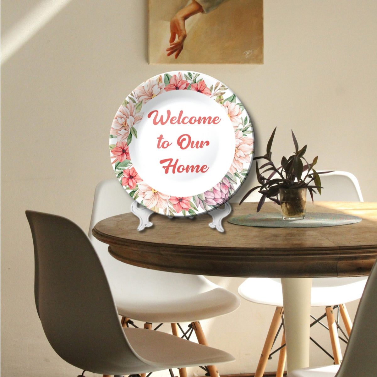Welcome To Our Home Ceramic Wall Plate Home Décor