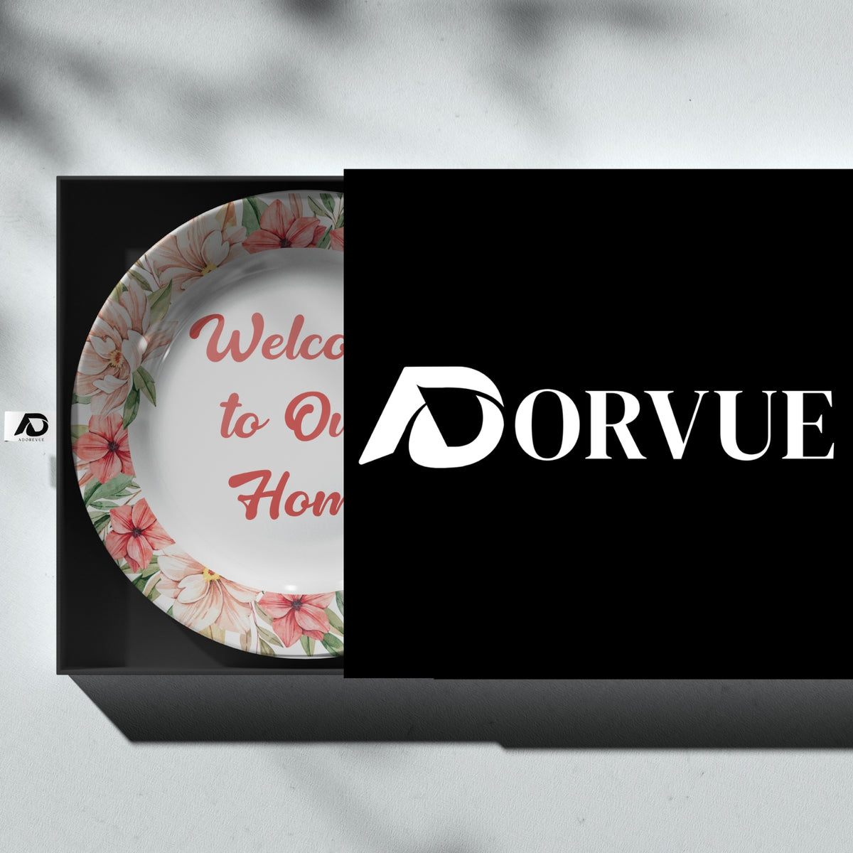 Welcome To Our Home Ceramic Wall Plate Home Décor