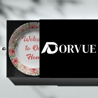 Welcome To Our Home Ceramic Wall Plate Home Décor