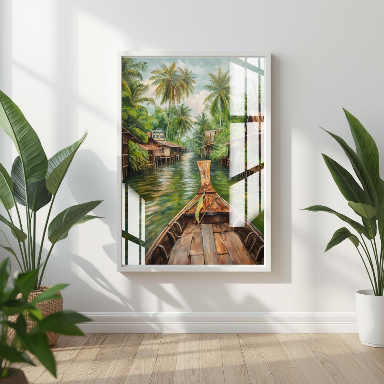 Backwater Serenity Metal Print With or Without Frame Wall Art