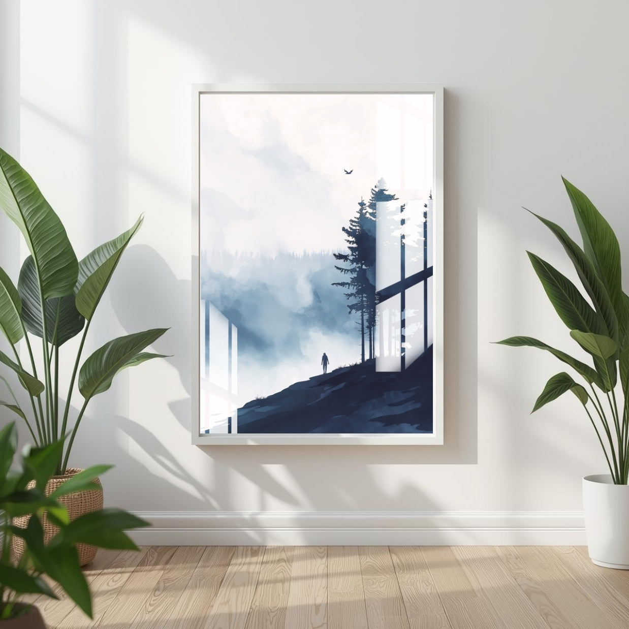 Beyond the Trees Metal Print With or Without Frame Wall Art