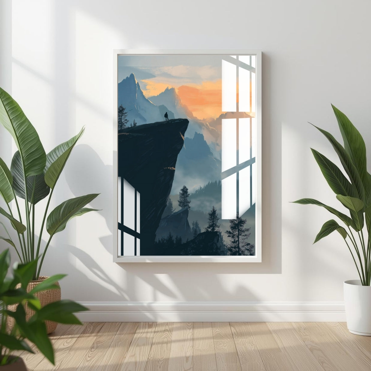 Edge of the Horizon Metal Print With or Without Frame Wall Art