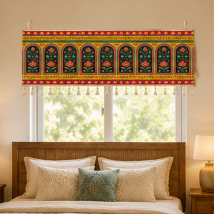 Floral Toran for Main Door Entrance, Window, Pooja Mandir & Housewarming Gift