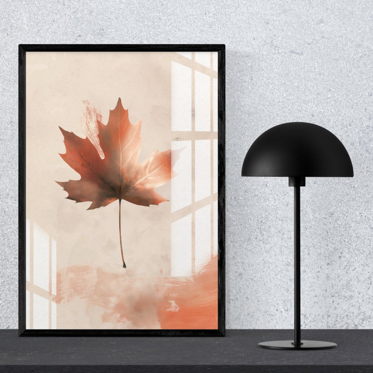Maple Autumn Metal Print With or Without Frame Wall Art