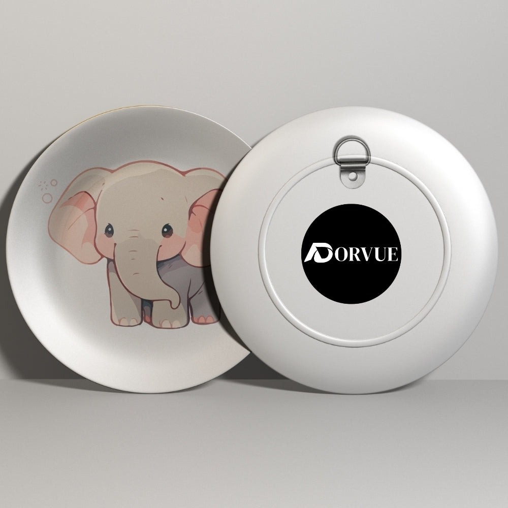 Tiny Trunk Decorative Ceramic Wall Plate