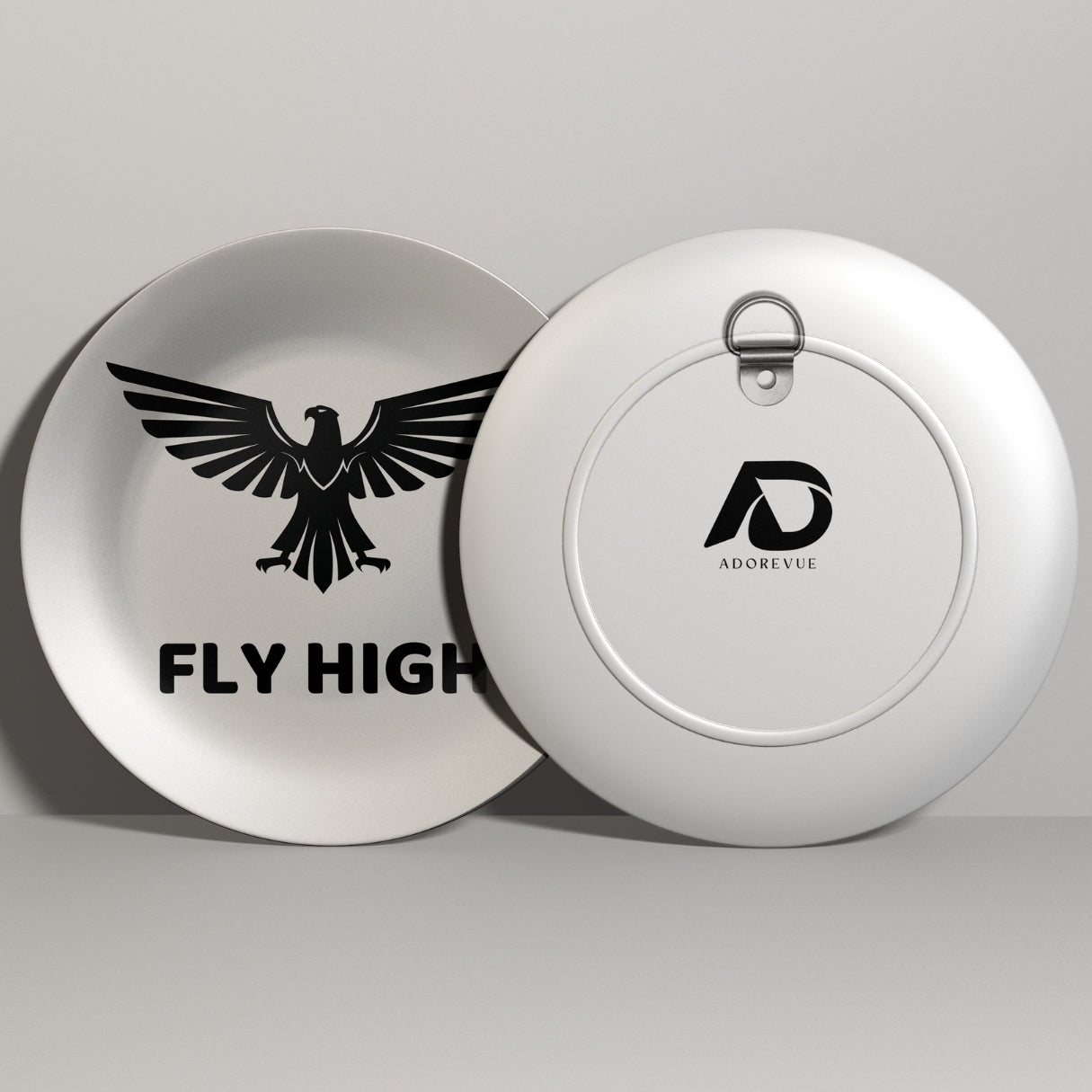 Fly High Eagle Monochrome Decorative Wall Plate