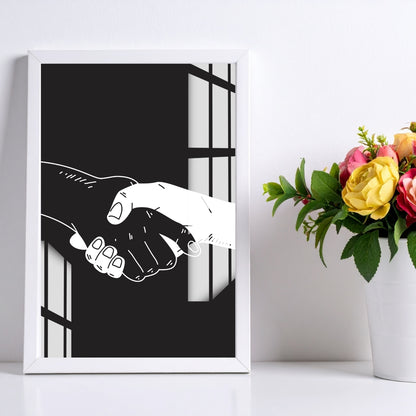 Unspoken Bond Metal Print With or Without Frame Wall Art