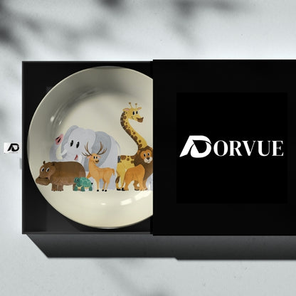 Jungle Wanderers Decorative Ceramic Wall Plate