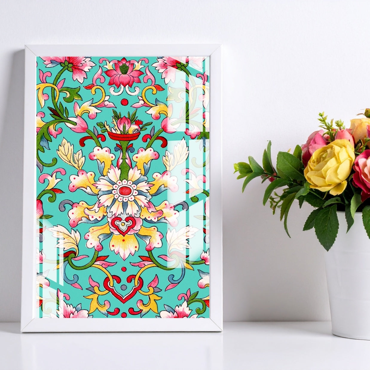 Royal Bloom Metal Print With or Without Frame Wall Art