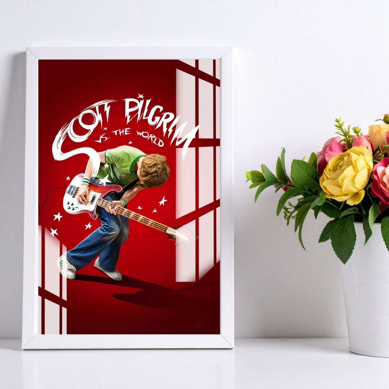 Scott Pilgrim Vibes Legends Metal Print With or Without Frame Wall Art