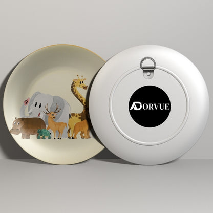 Jungle Wanderers Decorative Ceramic Wall Plate