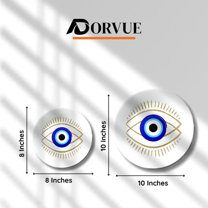 Evil Eye Minimalist Decorative Wall Plate