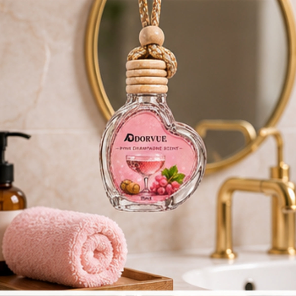 Pink Champagne Automatic Air Car Freshener 10ml