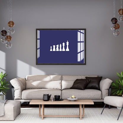 Silent Strategy Metal Print With or Without Frame Wall Art