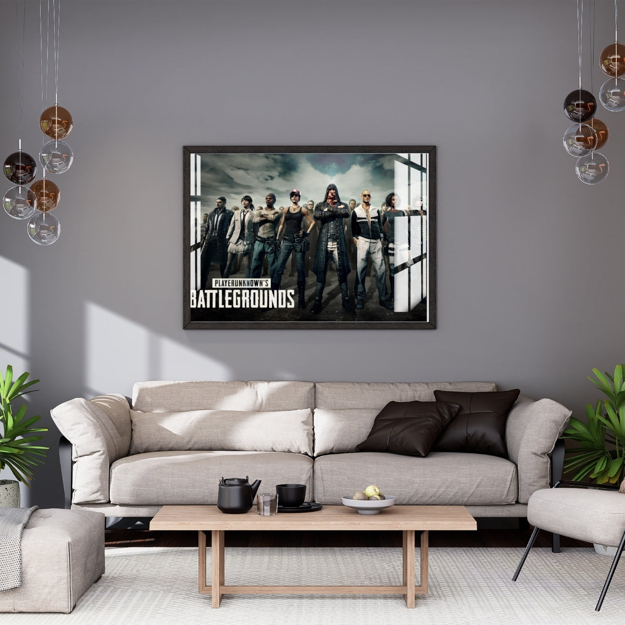 Battleground Warriors Metal Print With or Without Frame Wall Art