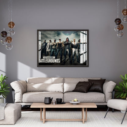 Battleground Warriors Metal Print With or Without Frame Wall Art
