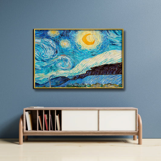 Van Gogh’s iconic Starry Night Canvas Painting Framed Wall Art