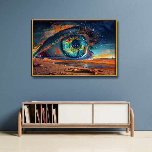 Cosmic Vision Canvas Painting Framed Wall Art