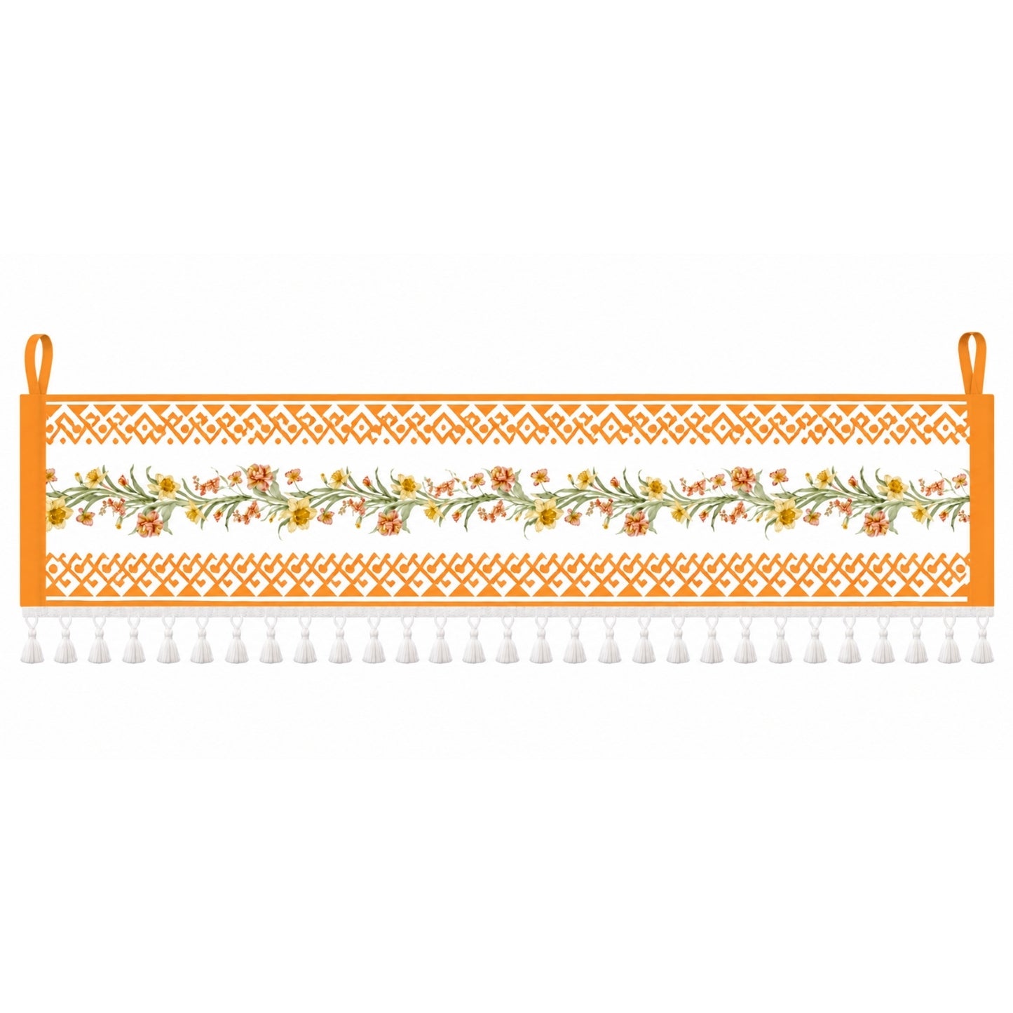 Floral Motifs Toran for Main Door Entrance, Window, Pooja Mandir & Housewarming Gift