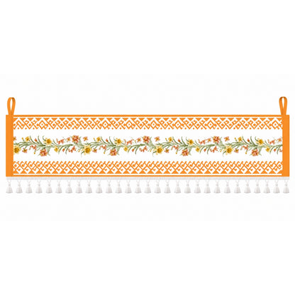 Floral Motifs Toran for Main Door Entrance, Window, Pooja Mandir & Housewarming Gift