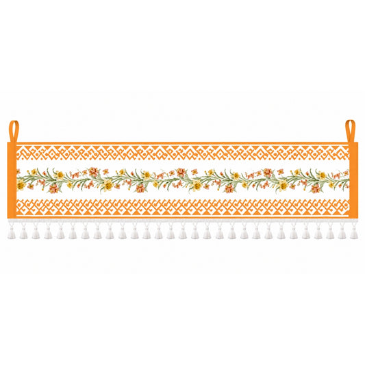 Floral Motifs Toran for Main Door Entrance, Window, Pooja Mandir & Housewarming Gift