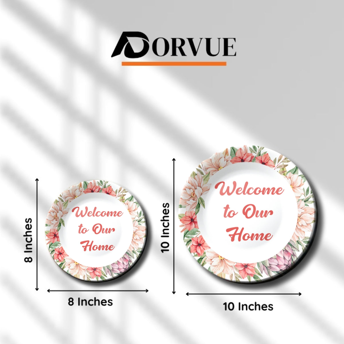 Welcome To Our Home Ceramic Wall Plate Home Décor