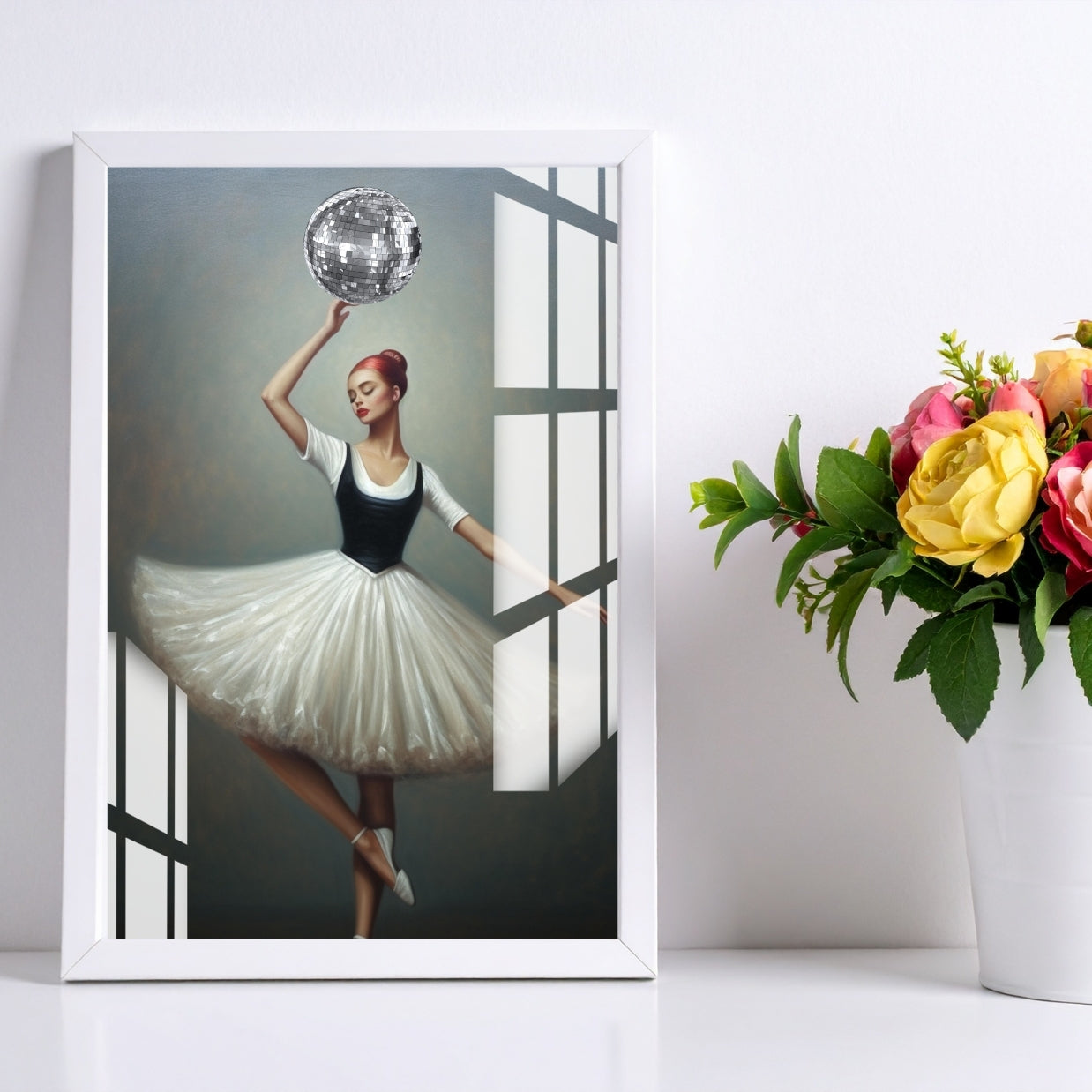 Ballet Grace in Motion Metal Print With or Without Frame Wall Art