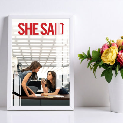 She Said It All Metal Print With or Without Frame Wall Art