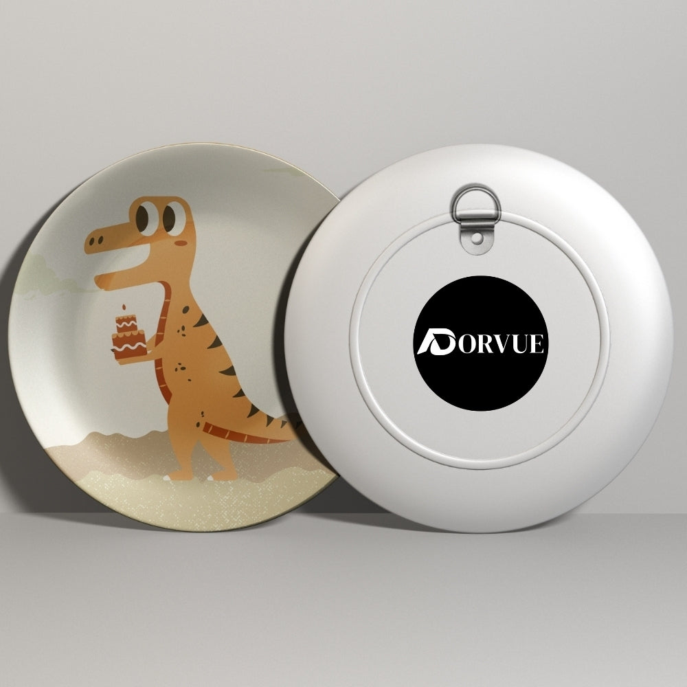 Dino Dreams Decorative Ceramic Wall Plate