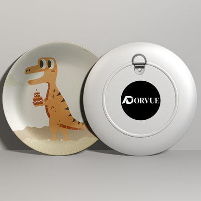 Dino Dreams Decorative Ceramic Wall Plate