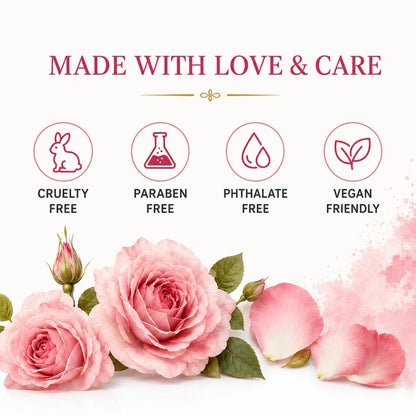 Rose Scented Candle for Home Decor & Gifting | Natural Soy Wax Aromatherapy Candle