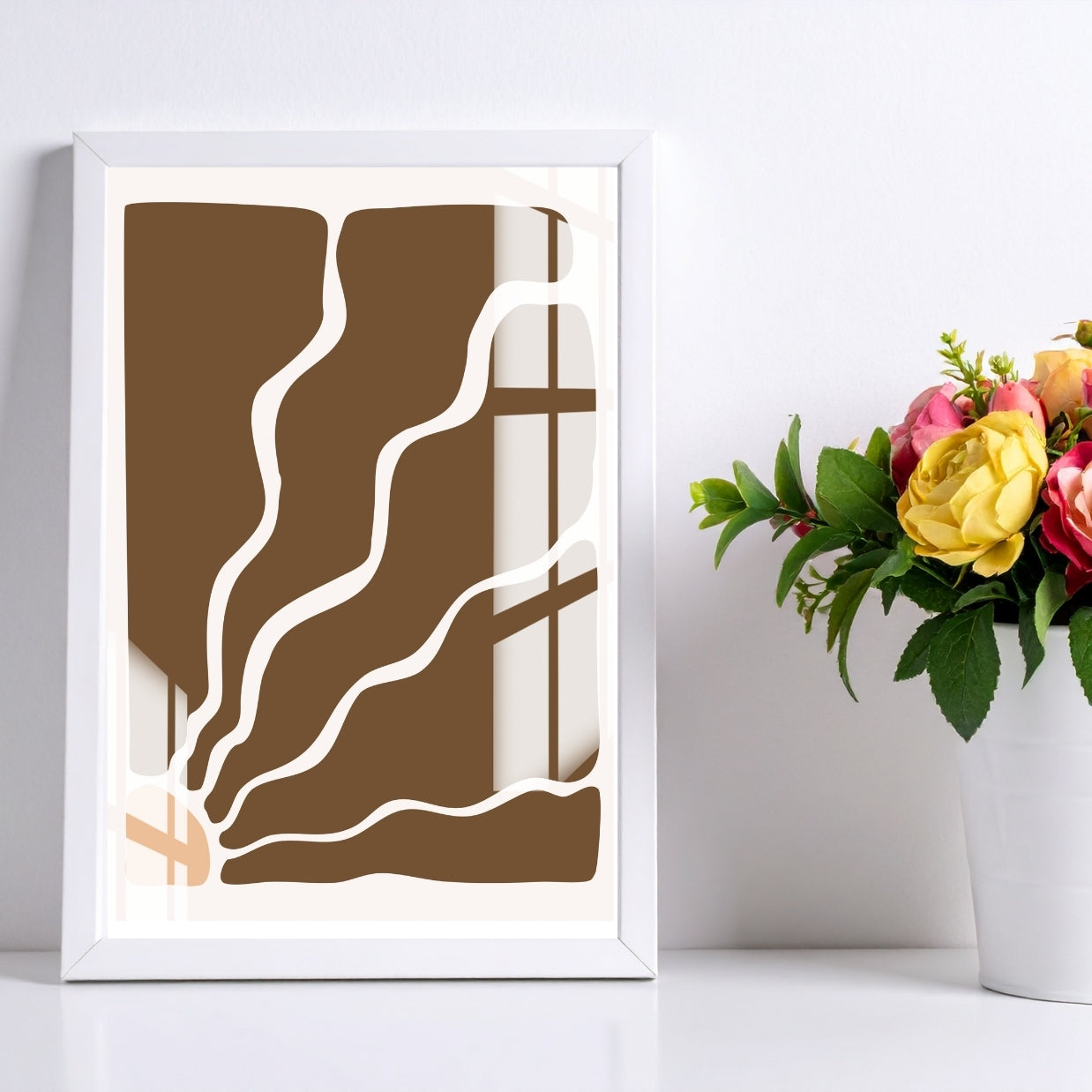 Earth Flow Metal Print With or Without Frame Wall Art