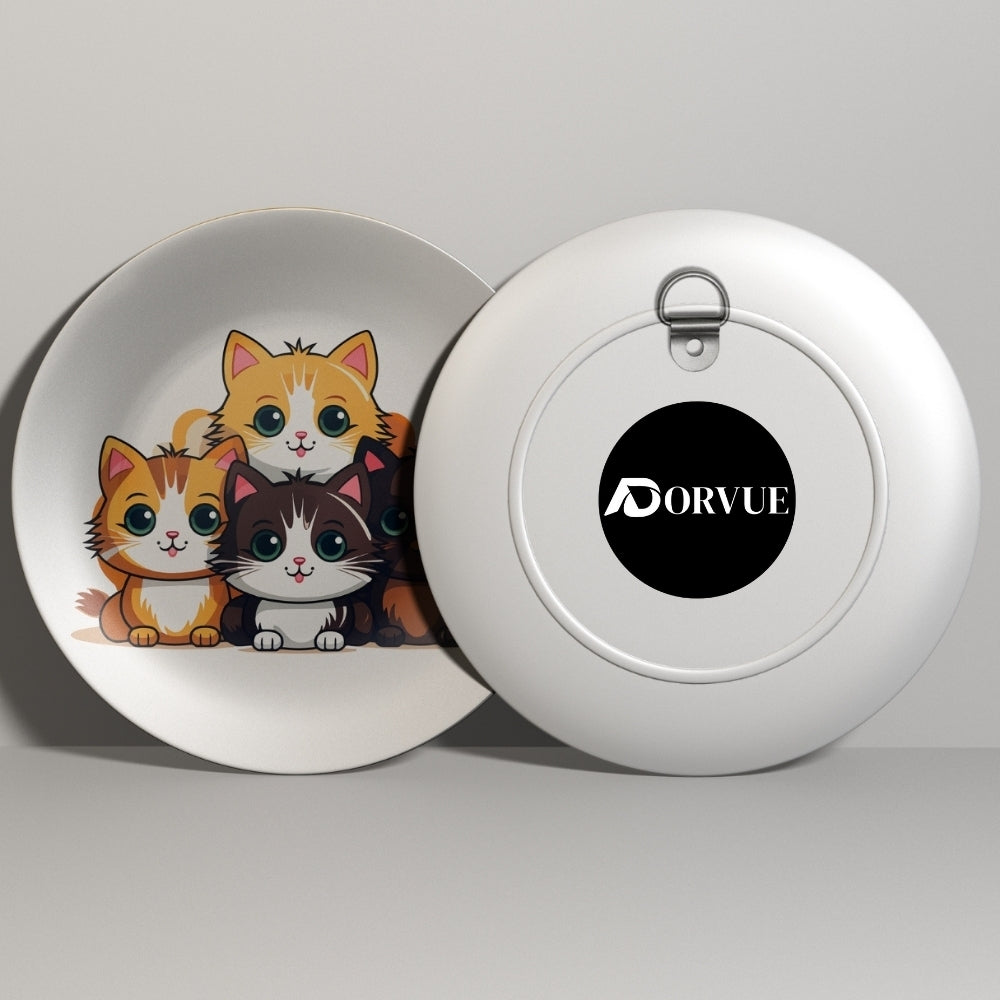 Tiny Paws Decorative Ceramic Wall Plate