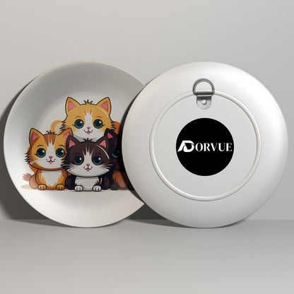 Tiny Paws Decorative Ceramic Wall Plate