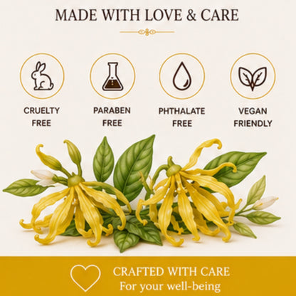 Ylang Ylang Scented Candle for Home Décor & Gifting | Natural Soy Wax Aromatherapy Candle