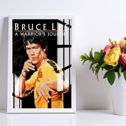 Warrior’s Journey Bruce Lee Metal Print With or Without Frame Wall Art