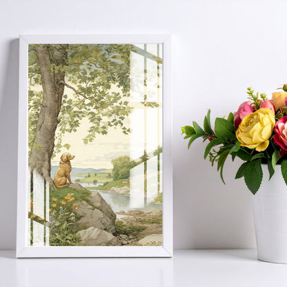 The Little Observer Metal Print With or Without Frame Wall Art