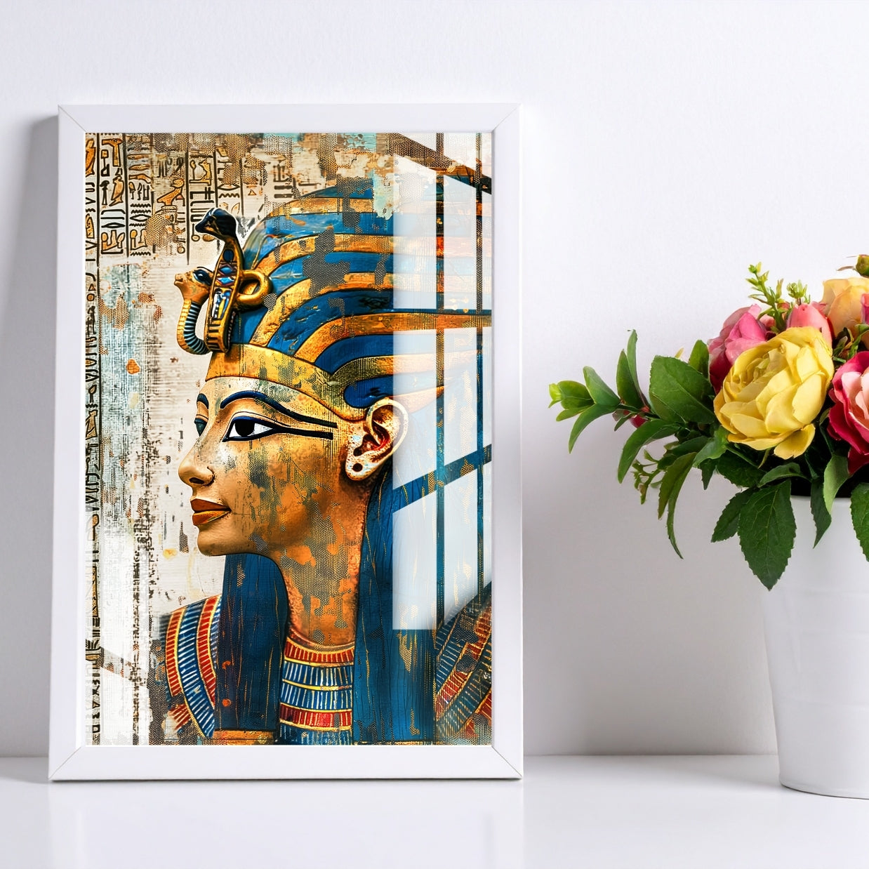 Queen of the Nile Metal Print With or Without Frame Wall Art