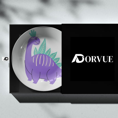 Adorable Dino Decorative Ceramic Wall Plate